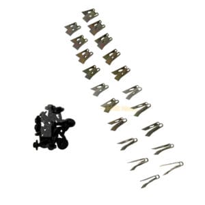 BMW varžtų ir laikiklių komplektas posparniams 40 vnt. 07147129160